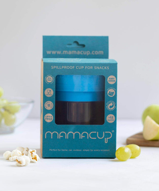 MamaCup - Nádoba na snack modrá