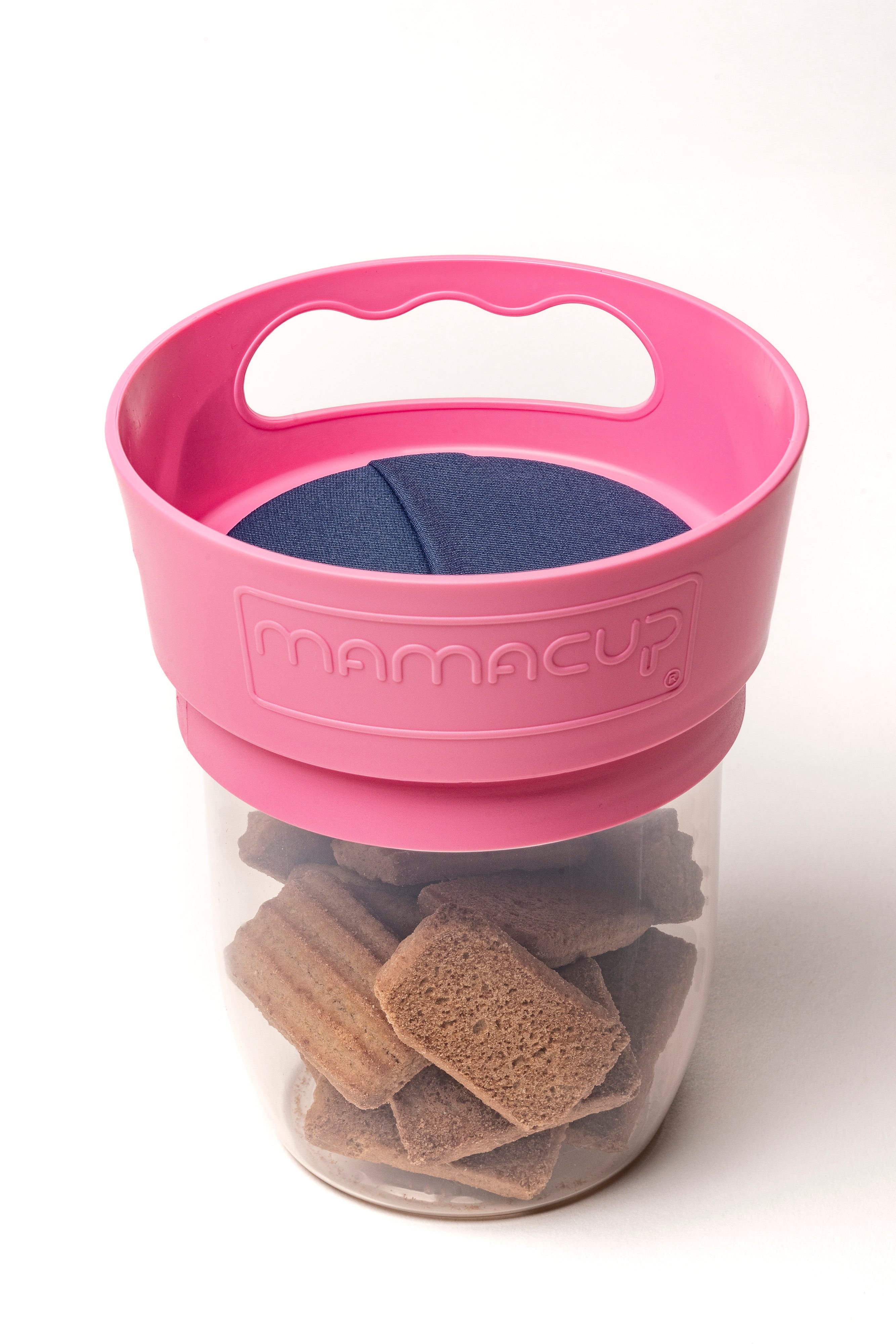MamaCup - Nádoba na snack ružová