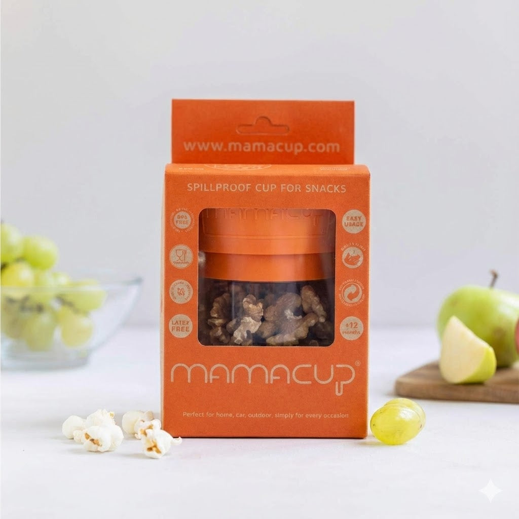 MamaCup - Nádoba na snack oranžová
