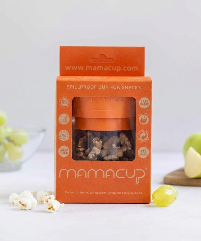 MamaCup - Nádoba na snack oranžová