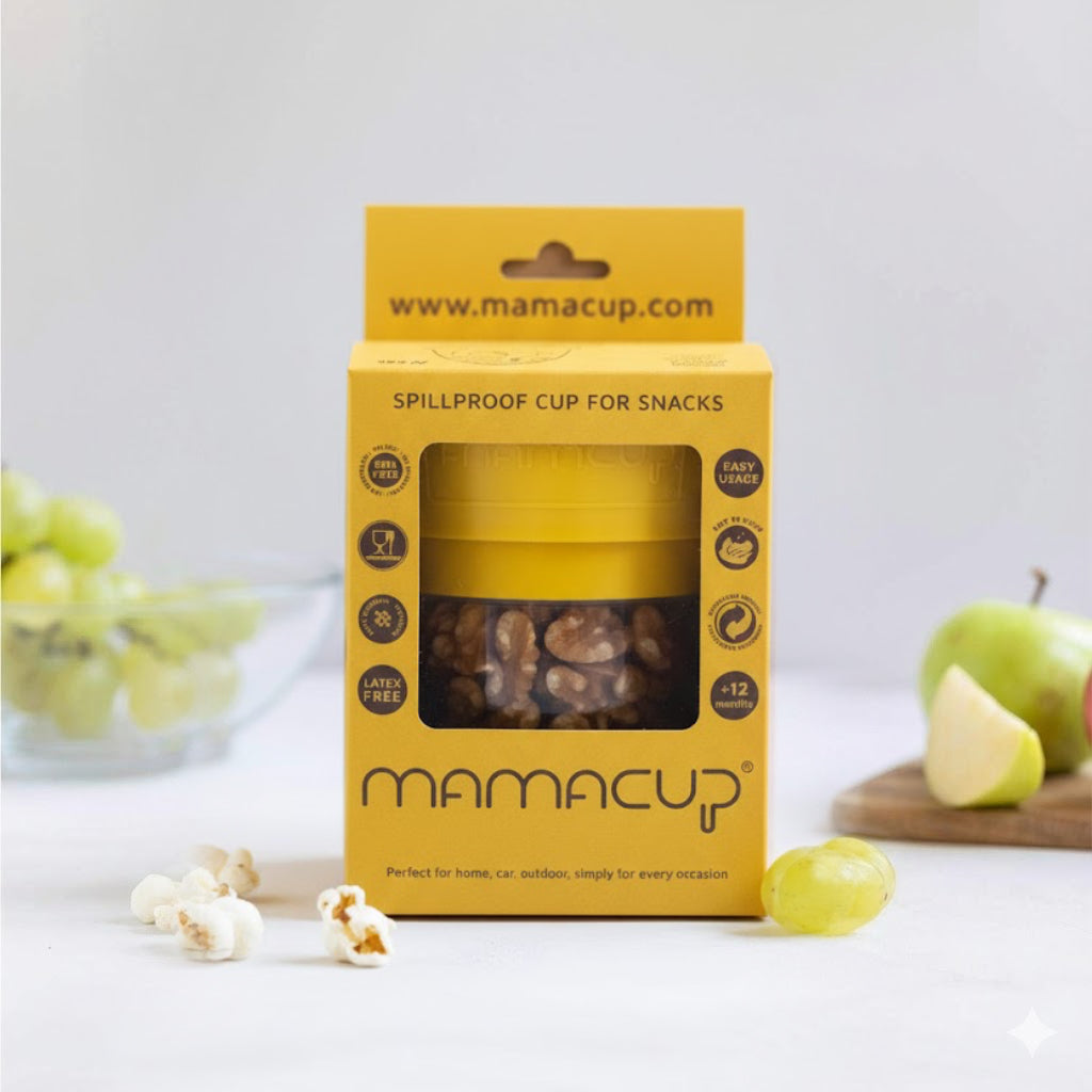 MamaCup - Nádoba na snack žltá